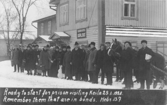 Seminaristid vanglakülastuse eel 1928. aastal